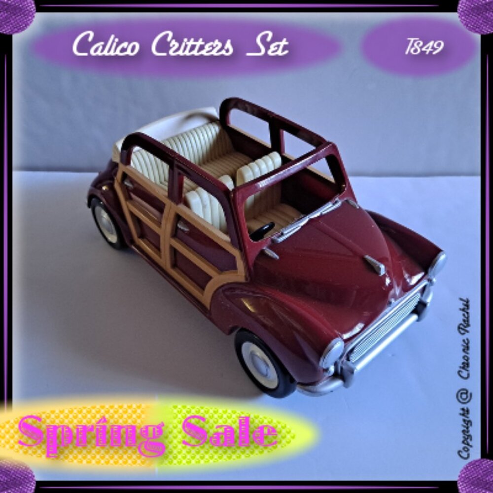 Red Woody Car - Vintage